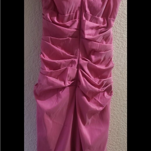 Talbot Runhof $1,429 Women's pink Draped Dress - Picture 3 of 5